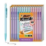 BIC Mechanical Pencil Xtra Life, Pastel 40ct
