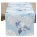 10ft Table Runner 16' Saro Lifestyle Hydrangea