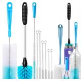 11pc Holikme Bottle Brush Tube Cleaning Set, Blue