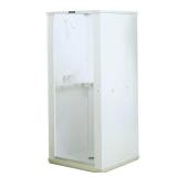 Shower Stall with Base White 32x32x75in