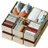12pk Drawer Dresser Storage, Beige