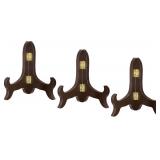 3pc uxcell Wood Easel Plate Holder, 5in