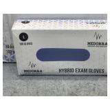 1000ct L Medorra Hybrid Exam Gloves
