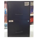 2 Drawer Filing Cabinet 24x18x14.5in