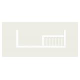 Nestig Wave Toddler Bed Rail 41x15.5x1.6in