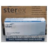 1000ct M Sterex Vinyl Powder-Free Gloves