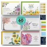 180pc Christian Greeting Cards Set 4x6in