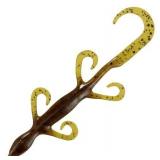 3pk Zoom Lizard Green Pumpkin Bass Bait 6in