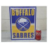 6pk Buffalo Sabres Metal Signs, 11.5x15.5in