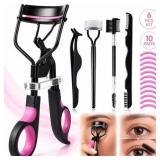 Rongsi Eyelash Curlers Kit: 3-in-1 & Refills