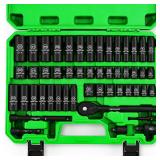 50pc Borvill Impact Socket Set 3/8in Drive