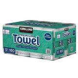 12 Rolls Kirkland Create-a-Size Towels 2-Ply