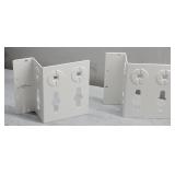 2pc MM20 BKT Kit Mounting Brackets 7x3in