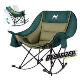 Oversized Rocking Camp Chair 40.5x39.4x36.6in