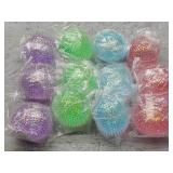 12pc Glitter Stress Balls