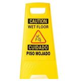 3pc A-Frame Wet Floor Caution Sign 24x16x12in