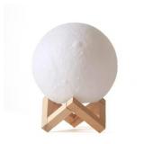 7.5in 3D Print Color Moon Lamp w/Stand