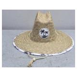 Pugs Straw Shade Hat (One Size)
