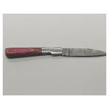 7.75in Pocket Knife w/Leather Case