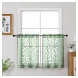 2ct Patin Kitchen Curtains 28x30in