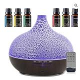 550ml Ultrasonic Diffuser & Humidifier Black