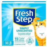 14lb Fresh Step Simply Unscented Cat Litter