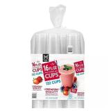 132ct Members Mark Clear Plastic Cups 16oz