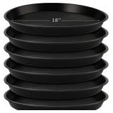 18in Plastic Plant Saucers 6pk