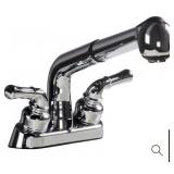 Rugged Tub Faucet w/ Pull-Out Spray 24in