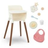 14pc LullaBaby Doll High Chair & Accessories Set
