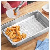 6pk Footed Pan Grate for Steam Pan, 10x18in