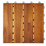27ct Skyjoy Acacia Wood Deck Tiles 12x12in