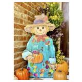 36x17in Jeweled Scarecrow Stake