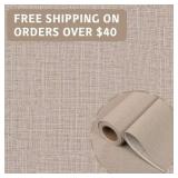 Self-Adhesive Wallpaper Linen Look, 23.6x196.9in