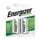2ct Size C Energizer Rechargeable Battery 1.2V