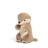 Warmies Otter Junior Stuffed Animals Brown