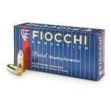50rds Fiocchi 9mm FMJ 115gr Pistol Ammo