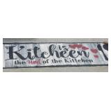 58x17in Kitchen Wall Banner