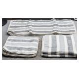 20pc Assorted Bathroom Towel and Mat Set