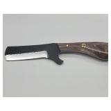 8in Knife with Full Tang & Leather Sheath