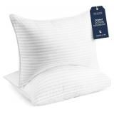 2pk Queen Beckham Pillows Soft Down