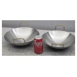 2pc Stainless Steel Cooking Pans