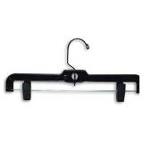 14in Heavy Pants Hanger w/ Clips 100pc