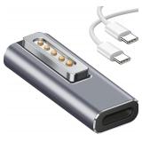 20pk Magnetic USB-C to Magnetic 2 PD 100W Adapter