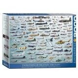 EuroGraphics Military Aircraft Puzzle 2000