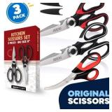 3pk Kitchen Scissors Set