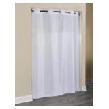 2pk Hookless Shower Curtain, 71x74in