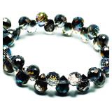 3pk Sparkle Teardrop Crystal Beads 6x8mm