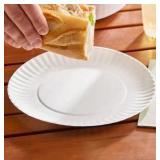 1200ct Choice Uncoated Paper Plate 9in