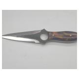 8in Knife with Full Tang & Leather Sheath